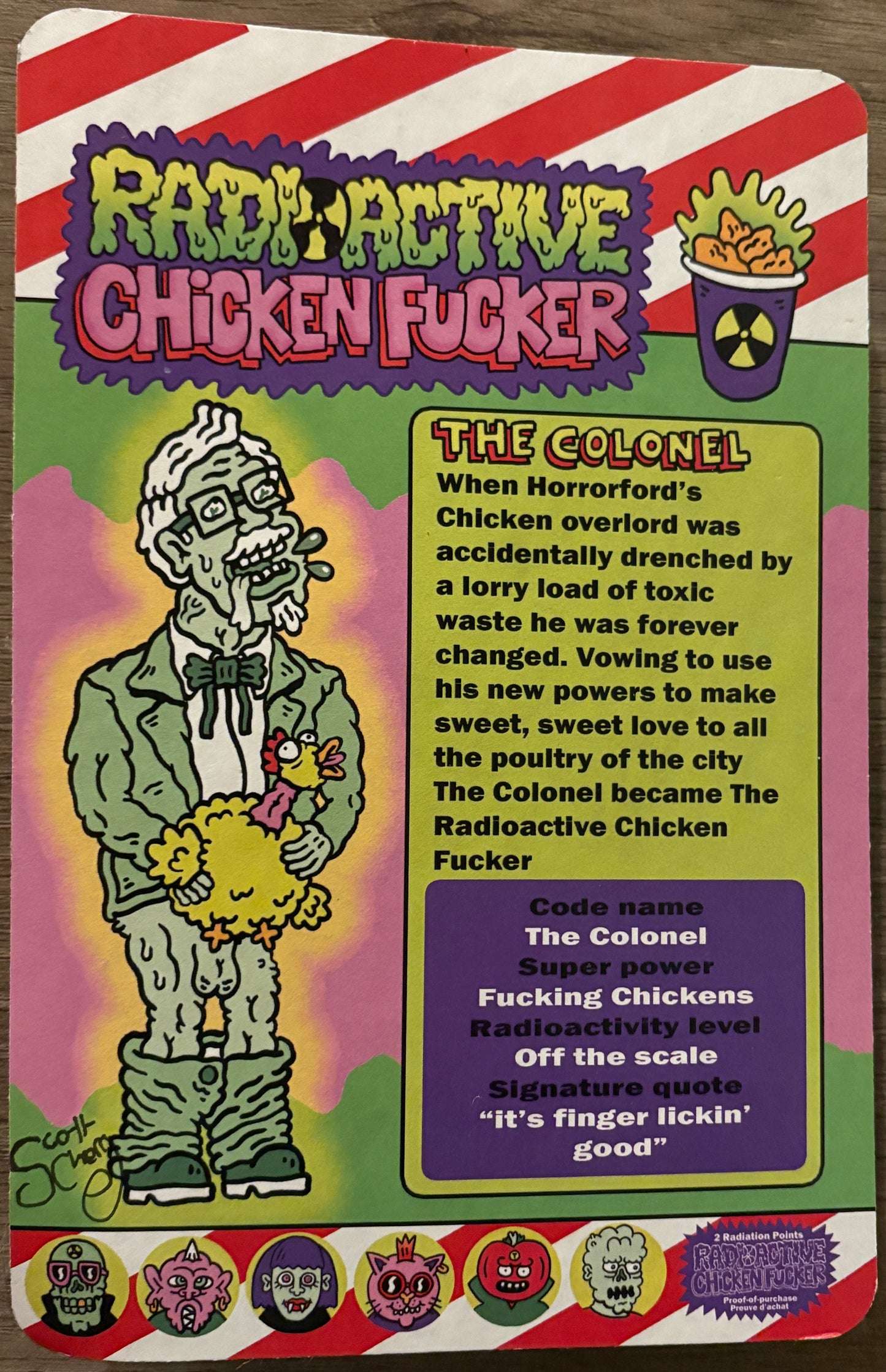 Radioactive Chicken Fucker “The Colonel” Figure – Barbarian Rage