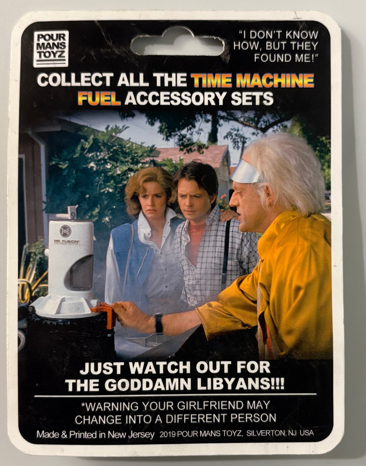 Time Machine Fuel Accessory Set – Back to the Future Inspired – Pour Mans Toyz