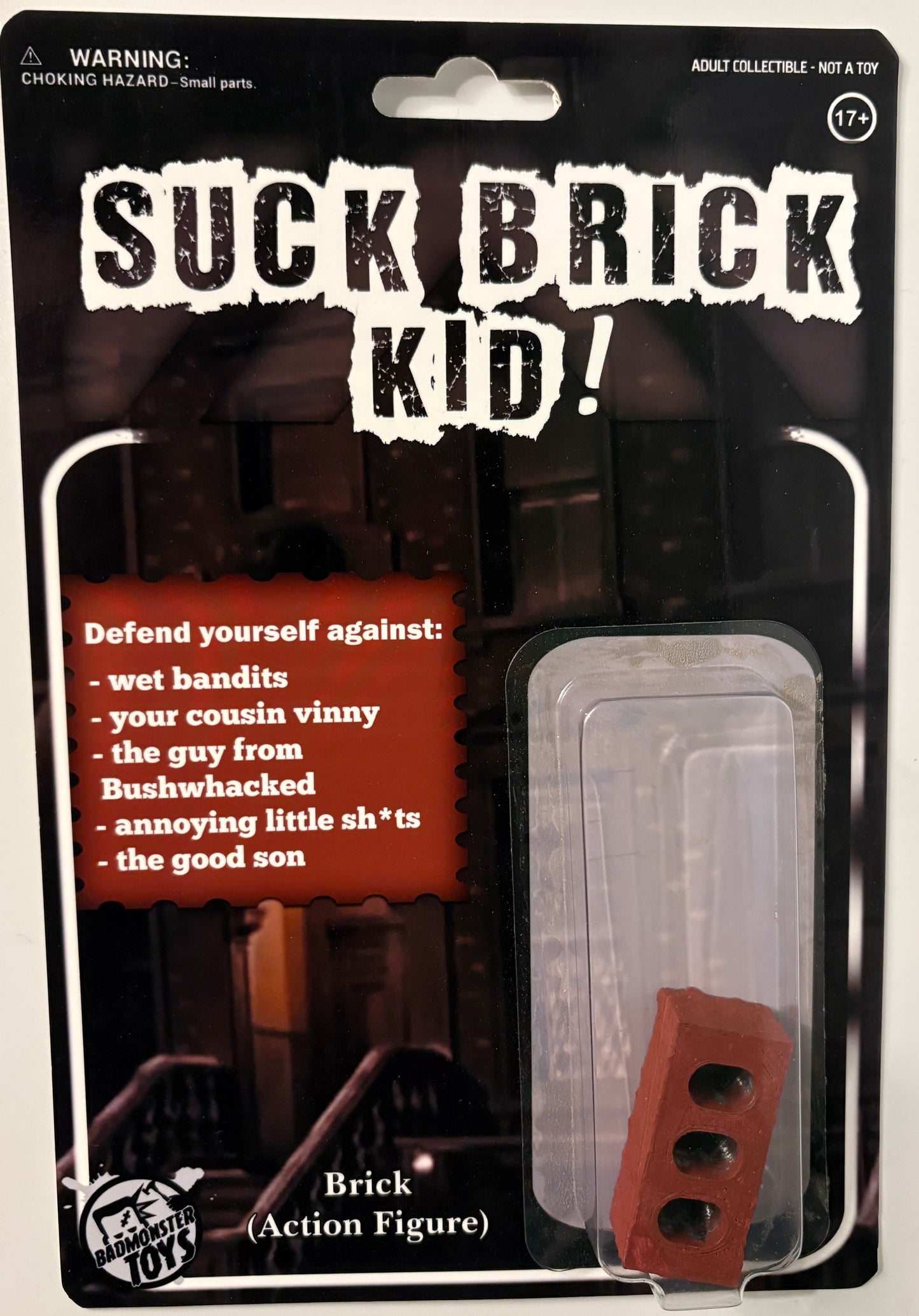 Suck Brick Kid! Brick Figure – Bad Monster Toys Art Toy