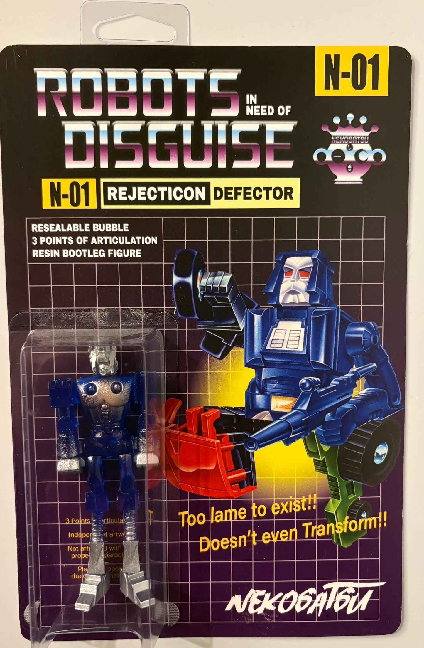 Nekosatsu Toys - Robots in Need of Disguise - N-02 Forgotobot Rejector