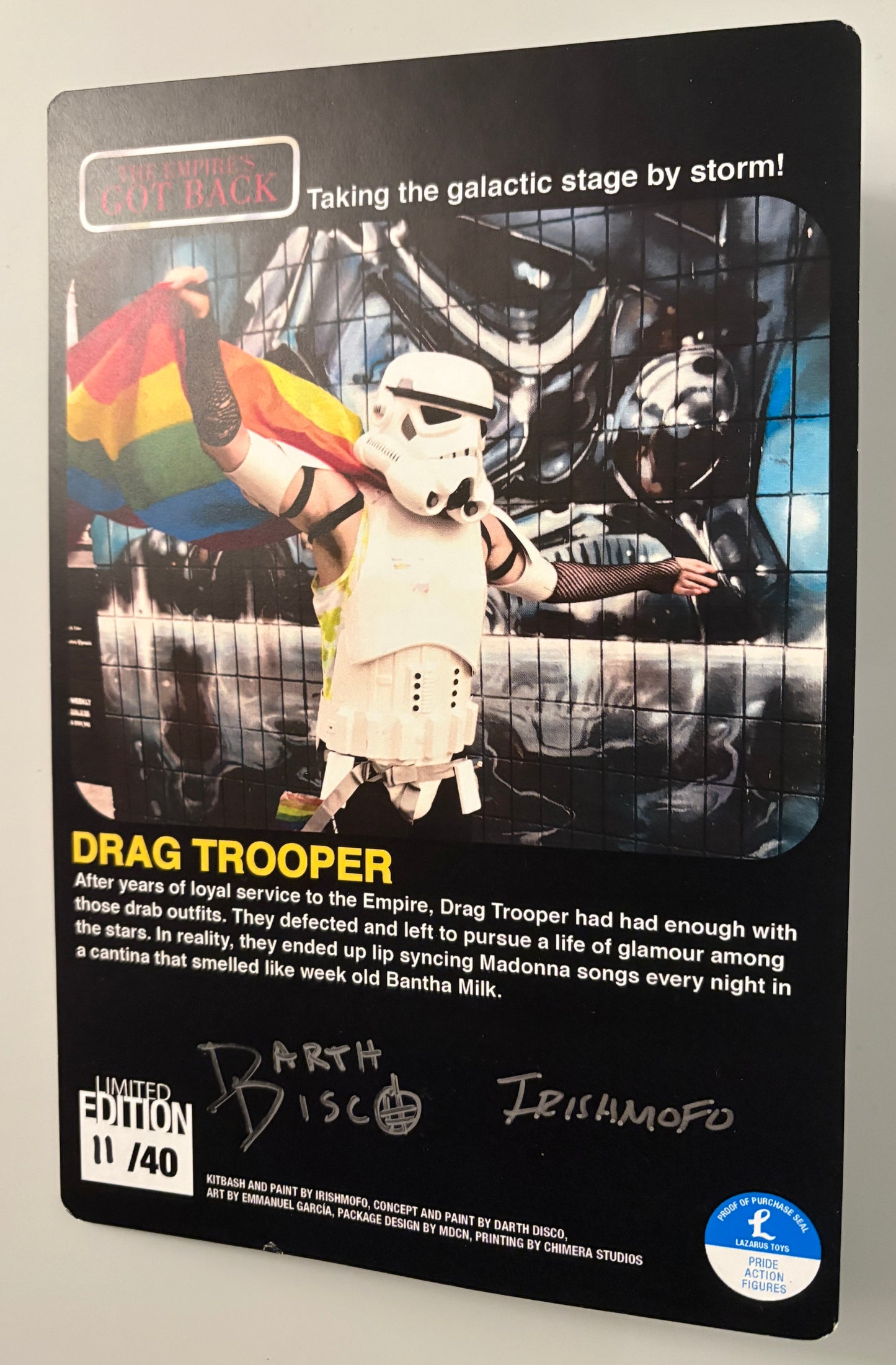 Drag Trooper Bootleg Figure – “The Empire’s Got Back” Limited Edition 11/40 (Lazarus Toys)