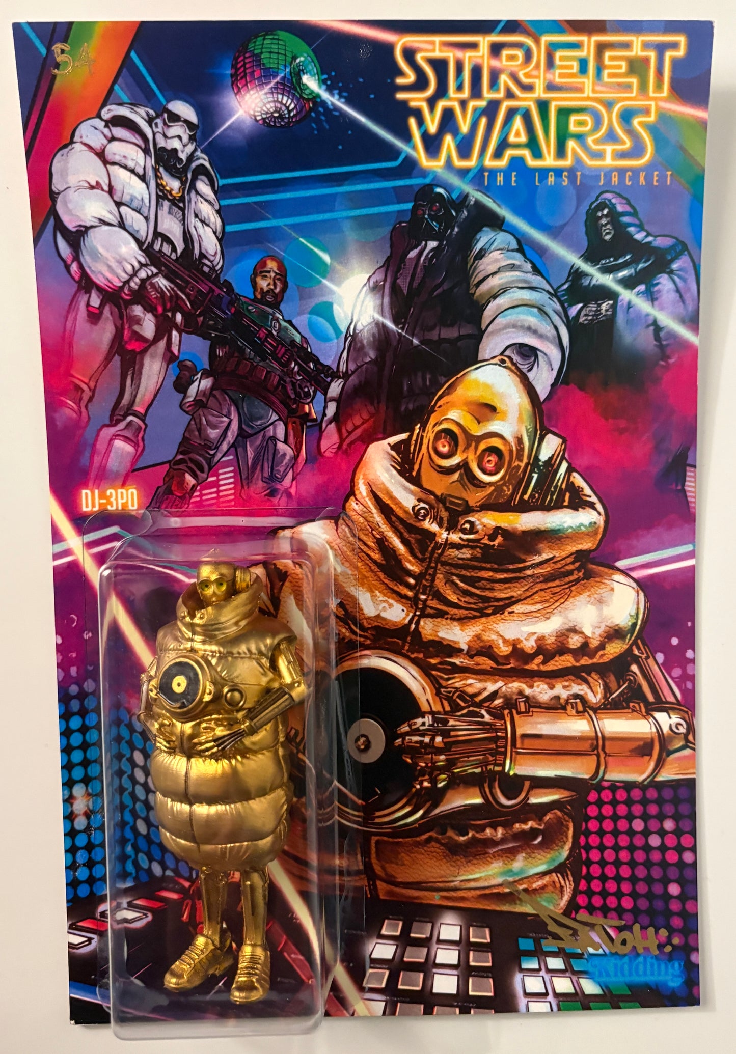 Street Wars “The Last Jacket” DJ-3PO Figure - Fatoh X Kidding