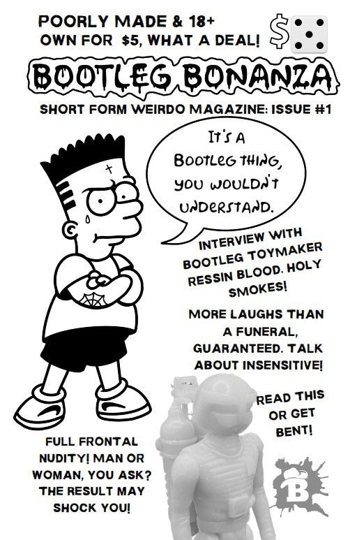 The Bootleg Bonanza Zine - #1 - Garret Lopata Comedy