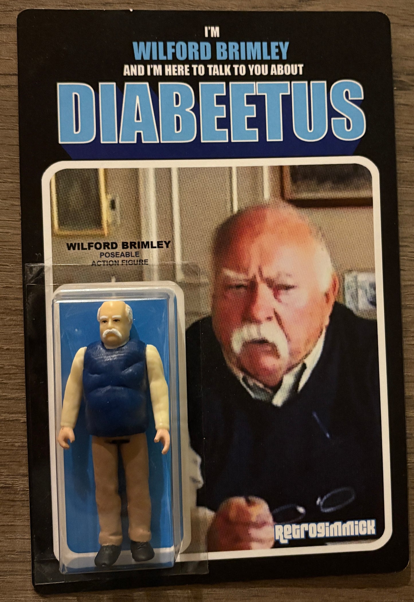 Wilford Brimley “Diabeetus” Action Figure – RetroGimmick