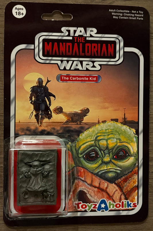 The Mandalorian “Carbonite Kid” Parody - Designer Art Toy – ToyzAholiks (Limited 25/25)