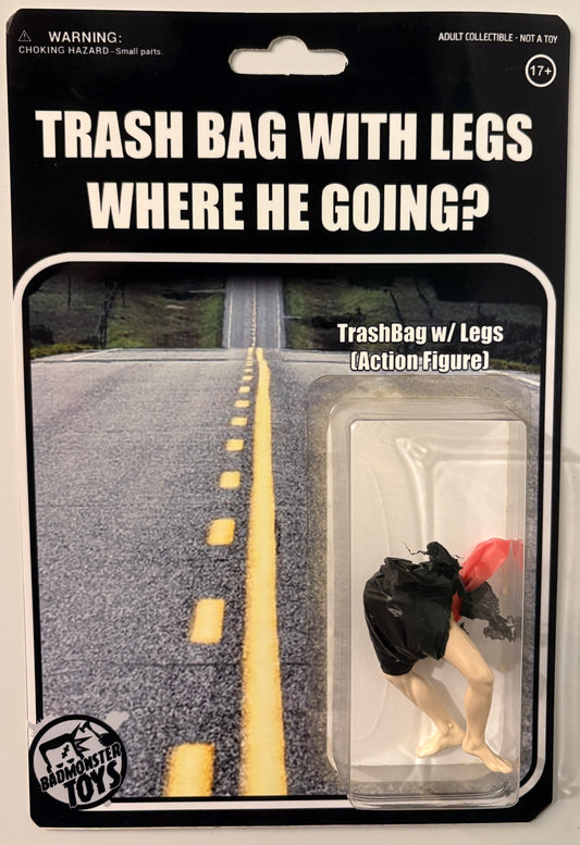 Trash Bag With Legs Figure – Bad Monster Toys