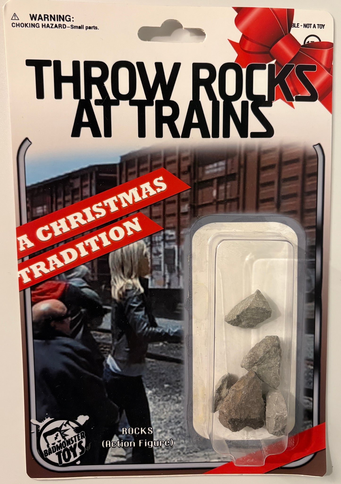 Throw Rocks At Trains – Bad Monster Toys