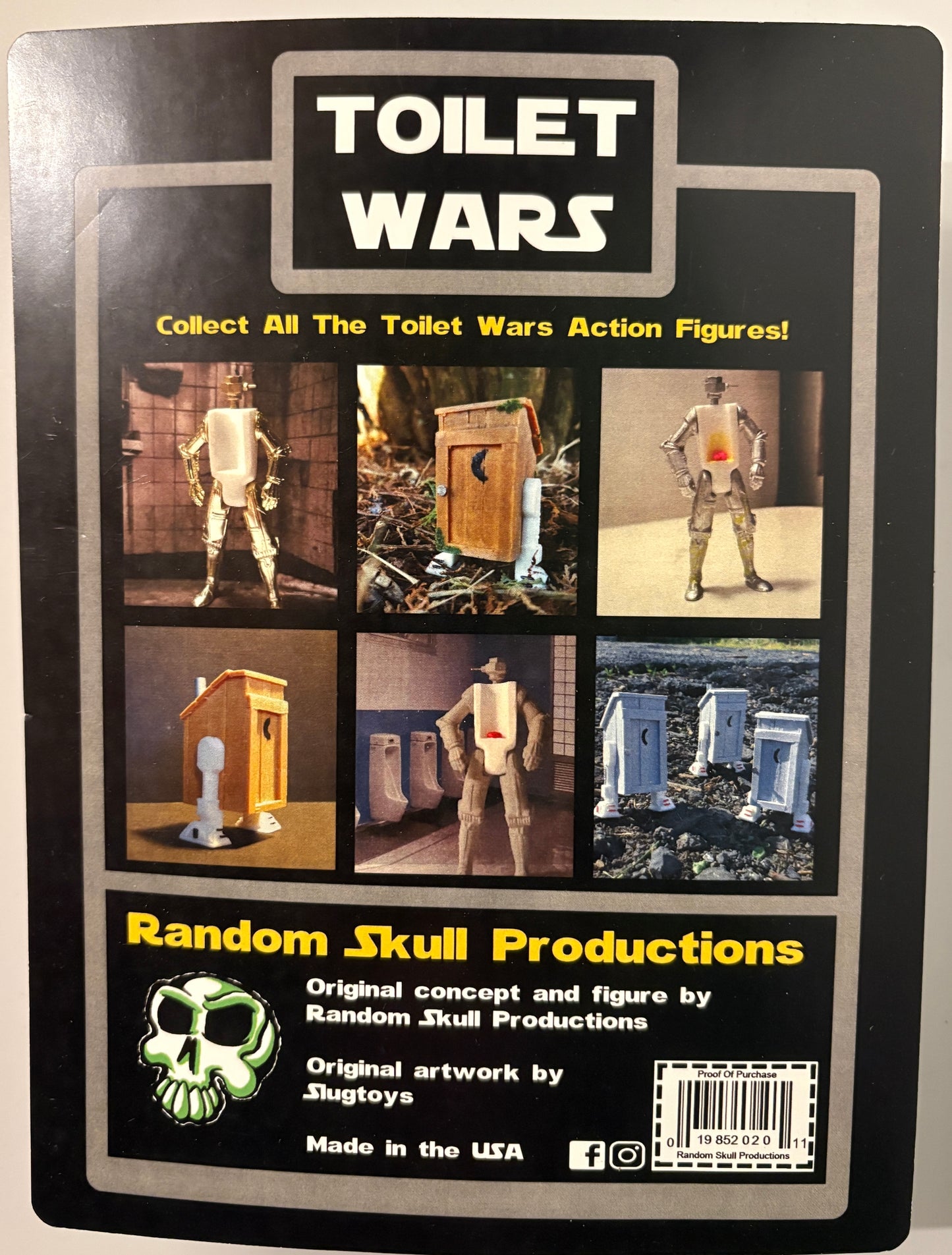 Toilet Wars R2-DP00 Random Skull Productions Figure