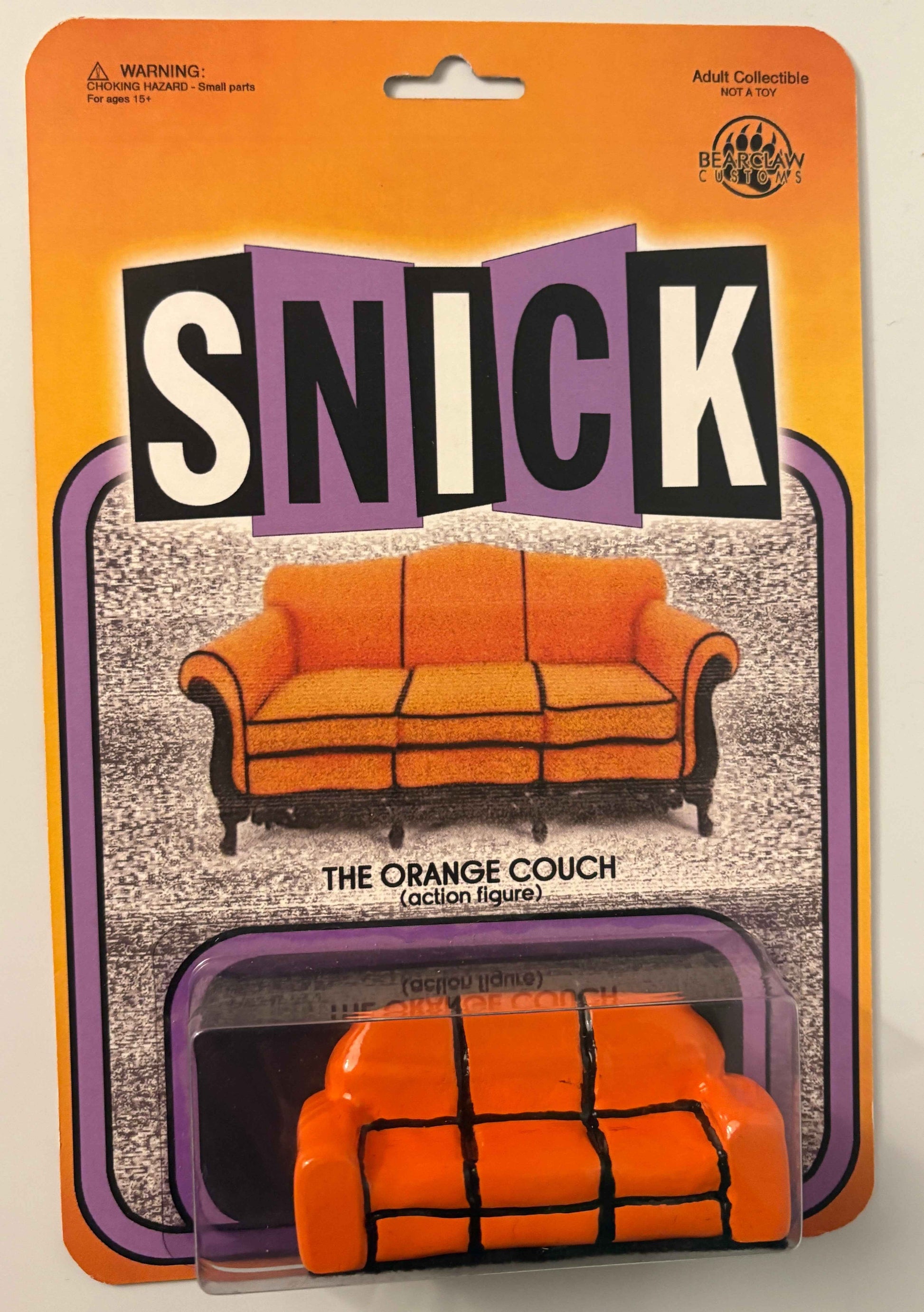 The Orange Couch – Nickelodeon Snick Parody Designer Toy