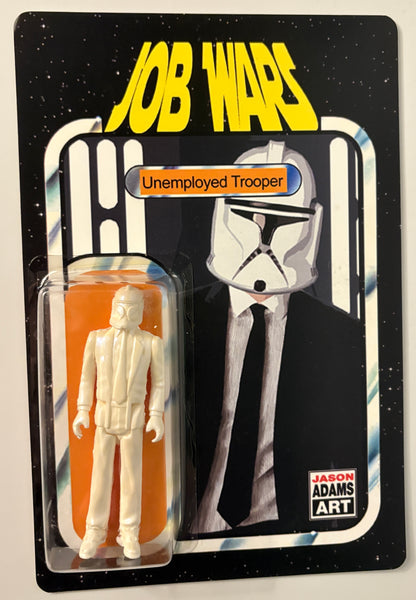 Job Wars “Unemployed Trooper” Custom Figure – Signed & Numbered (3/4) Jason Adams Art