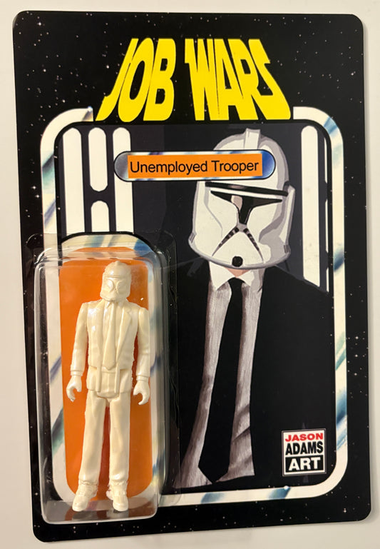 Job Wars “Unemployed Trooper” Custom Figure – Signed & Numbered (3/4) Jason Adams Art