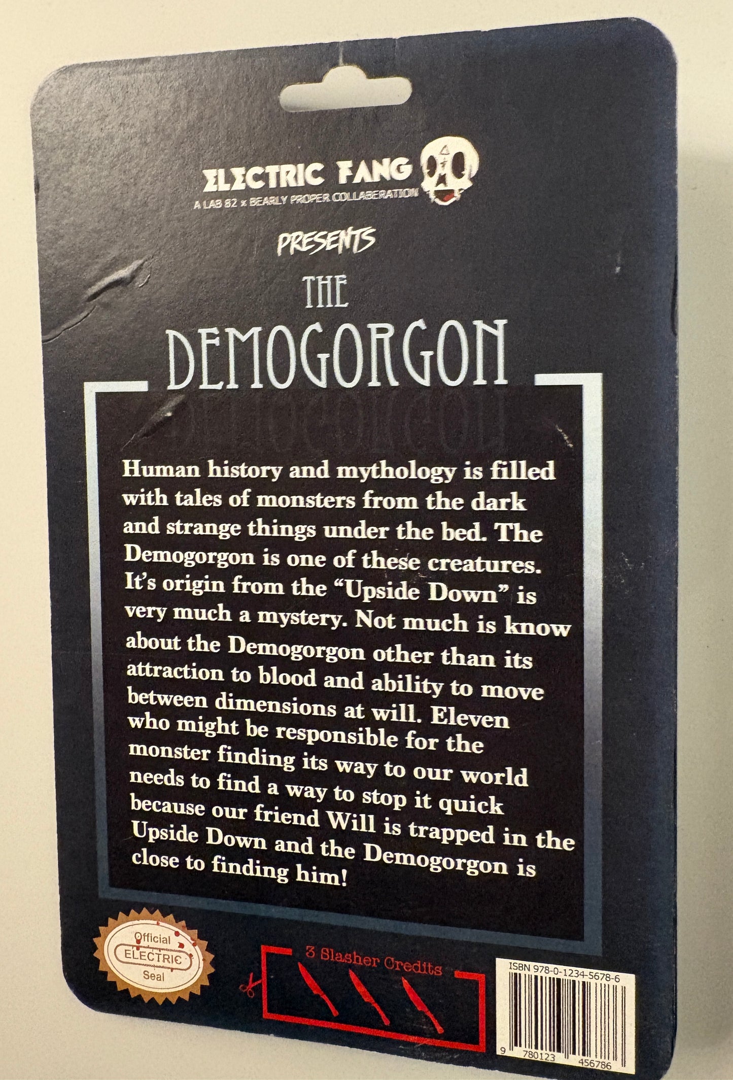 Strange Things “Demogorgon” Custom Figure – Electric Fang Horror Art Toy (Carded)