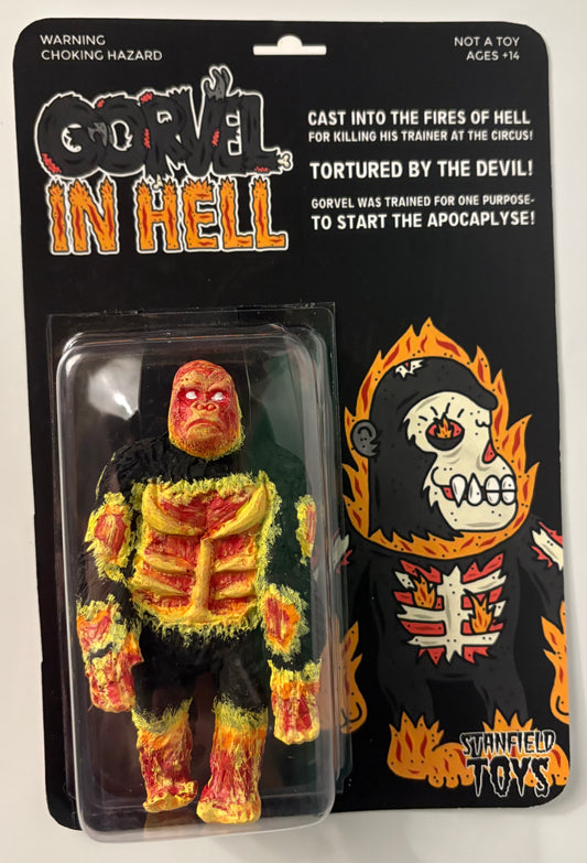 Gorvel in Hell Custom Figure – Stanfield Toys Signed 1/1 Style Horror Art Toy