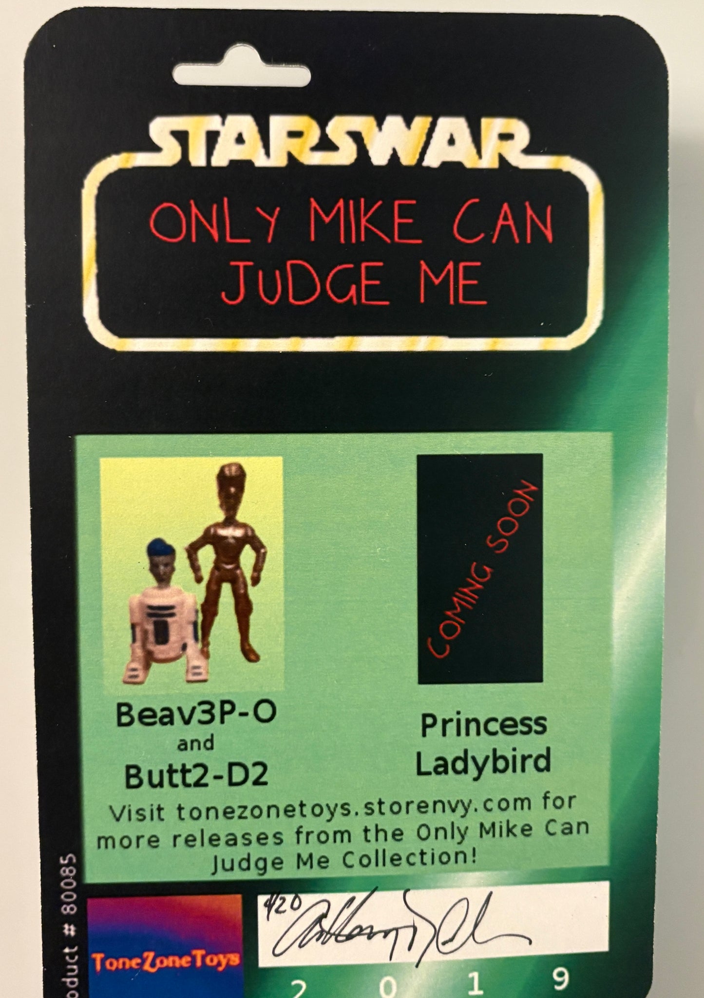 Hank Solo Bootleg Figure – “Only Mike Can Judge Me” (ToneZoneToys)