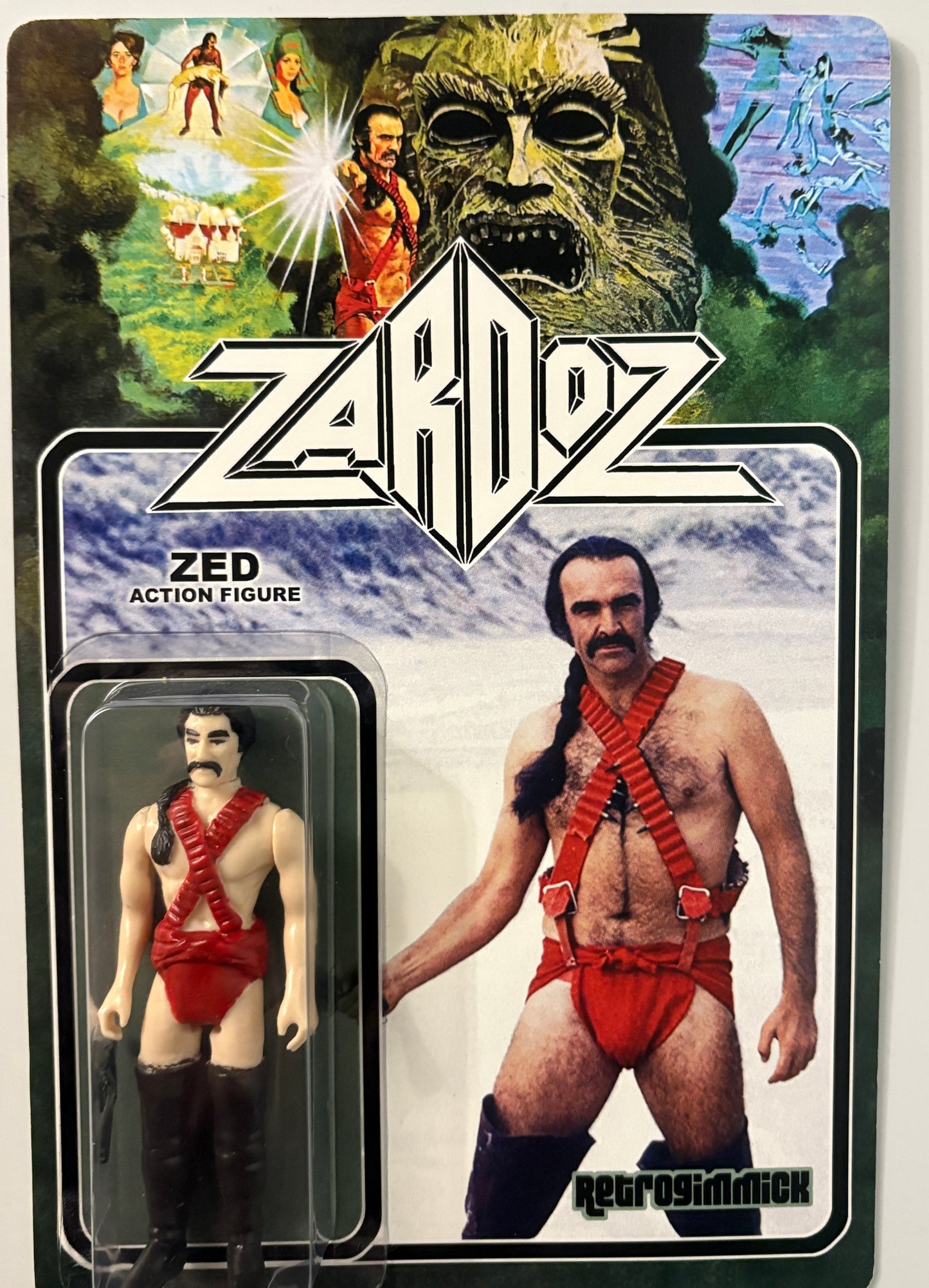 Zardoz “Zed” Bootleg Action Figure – Retrogimmick Carded Collectible