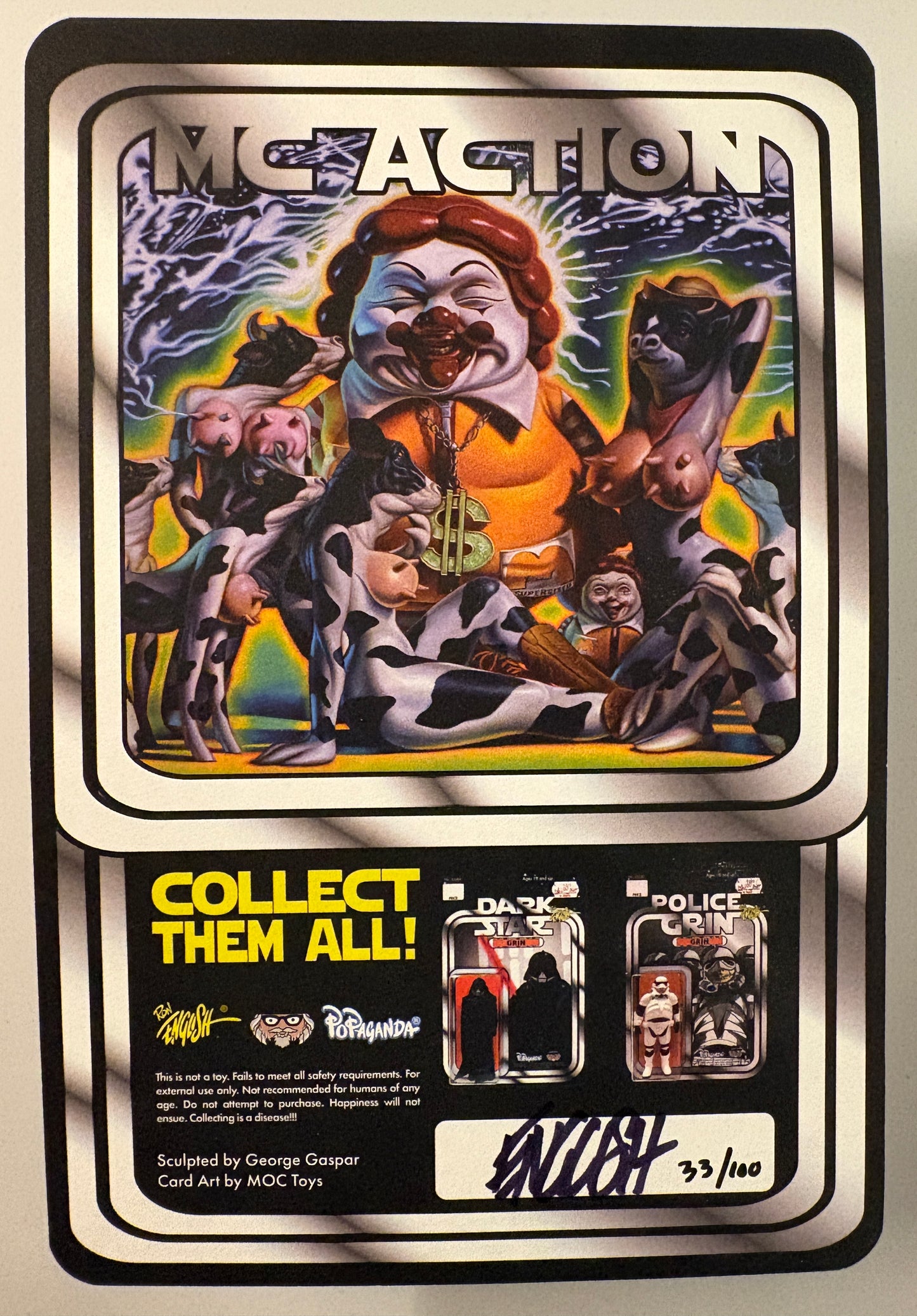 MC Action “MC Supersized” – Ron English x POPaganda Limited Edition