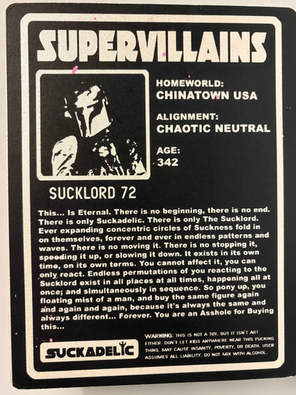 Suckadelic Suckrealm 6000 – Sucklord 72 Designer Toy | Carded Art Toy Figure