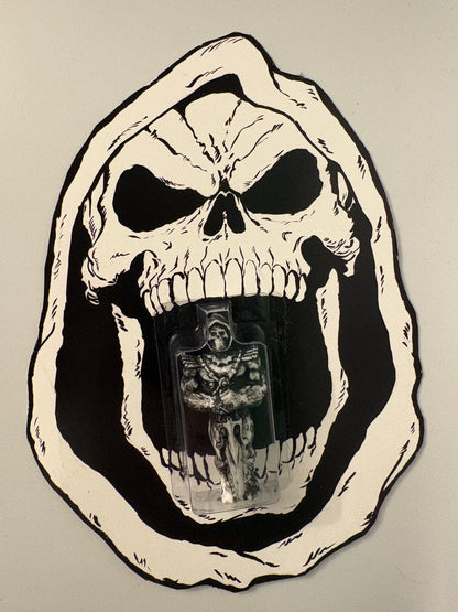 Retrogimmick Skeletor - Blister Card Custom Art Toy (Hand-Cut Cardback)