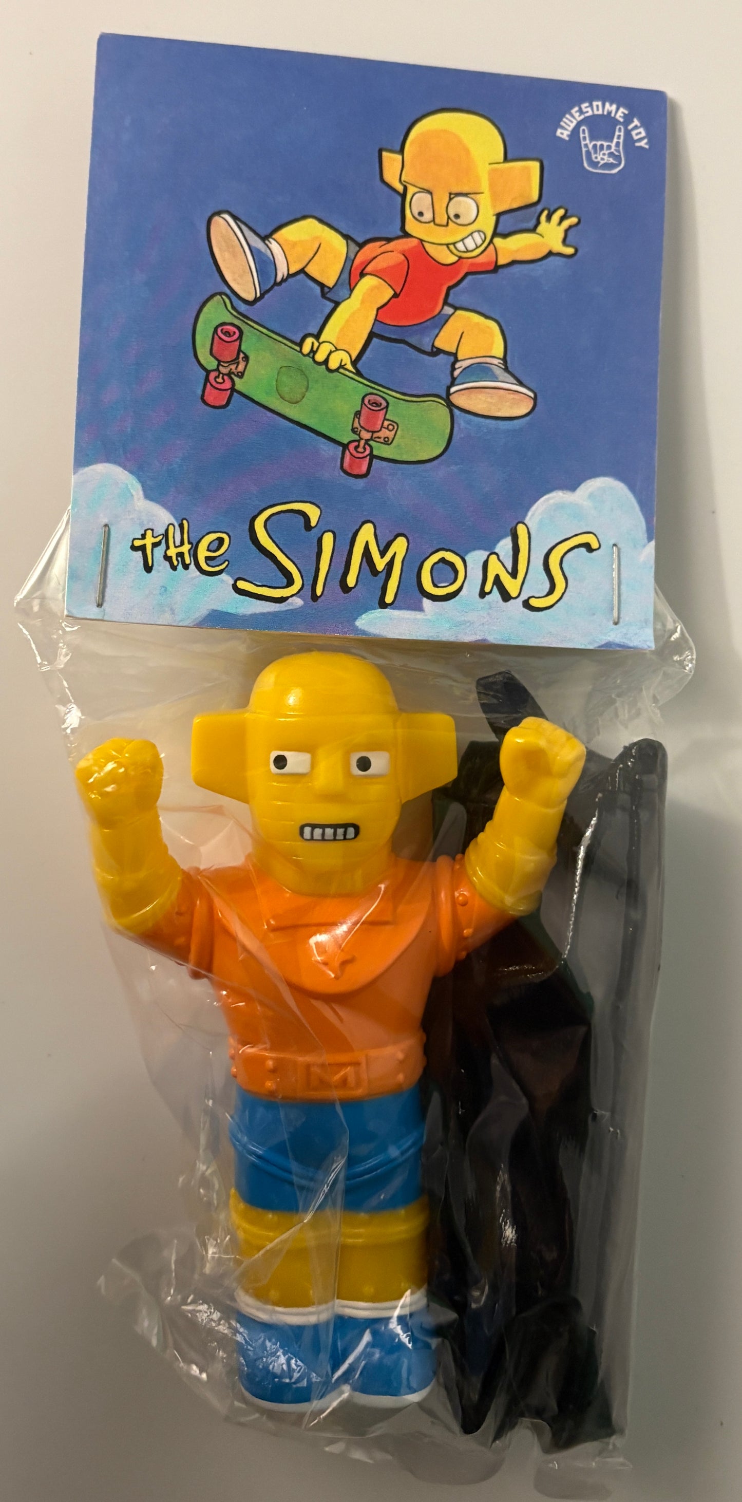 The Simons Skate Figure – Designer Vinyl Toy (Bagged w/ Header Card, Ralph Niese Art)