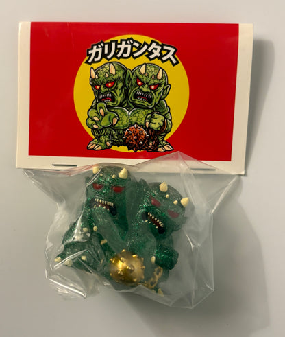 Galligantus Monsters Sofubi Figure – Translucent Green / Glitter Variant (Bagged w/ Header)