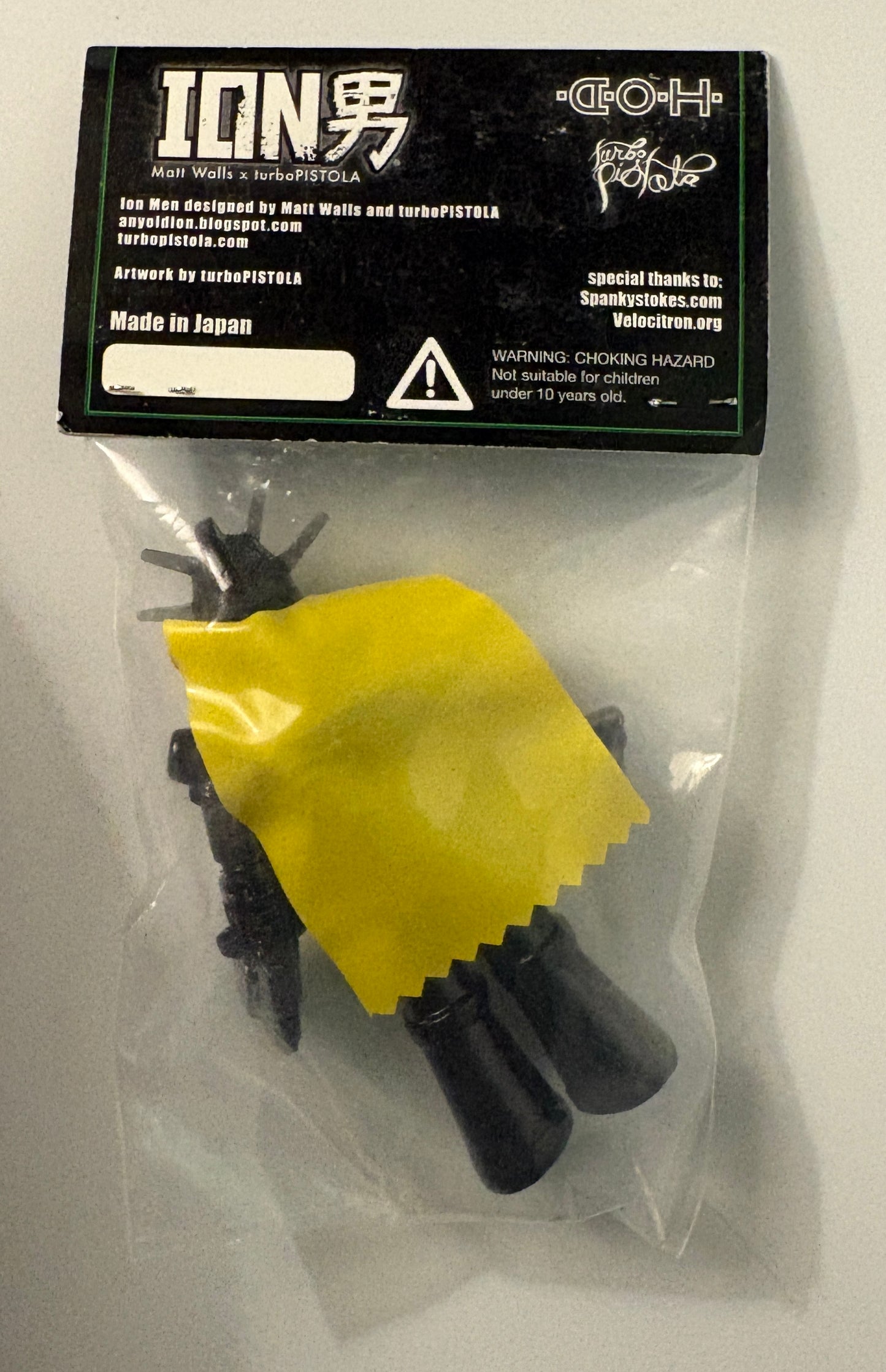 ICN (Ion Man) Vinyl Figure – Matt Walls x turboPISTOLA Designer Toy (Bagged)