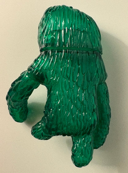 Translucent Kaiju Sofubi Figure – Japanese Style Designer Vinyl Toy (Green & Red Variants)