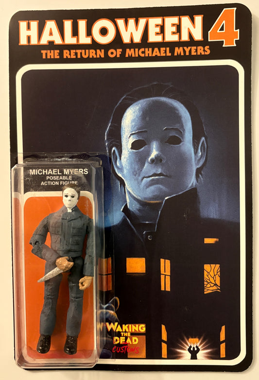 Michael Myers Designer Figure – Halloween 4 Custom Blister Card by Waking the Dead Customs