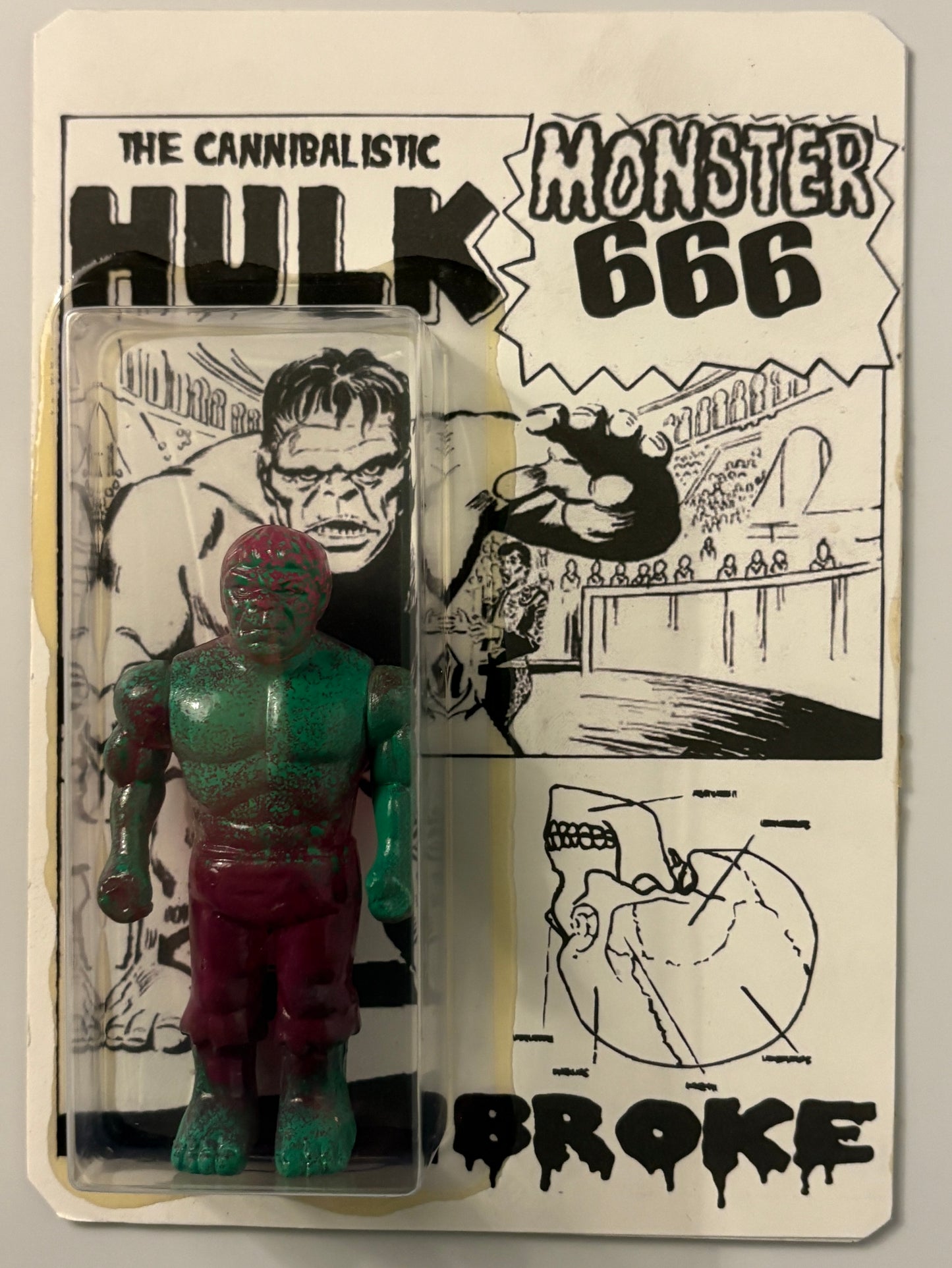 Cannibalistic Hulk Monster 666 Figure – Broke