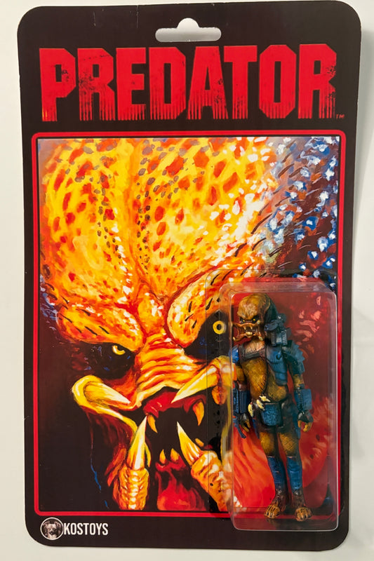 Predator Action Figure – Custom Carded Sci-Fi Horror Collectible by Kingdom of Spiders Toys