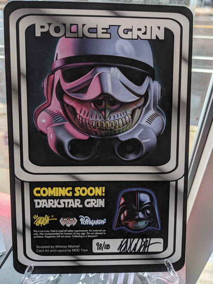 Ron English Police Grin Hip Hop Trooper Edition – Signed Limited Edition Designer Toy (98/100)
