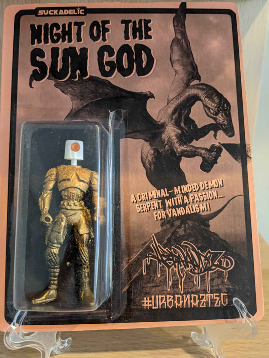 Suckadelic “Night of the Sun God” Designer Toy – Urban Aztec Carded Figure