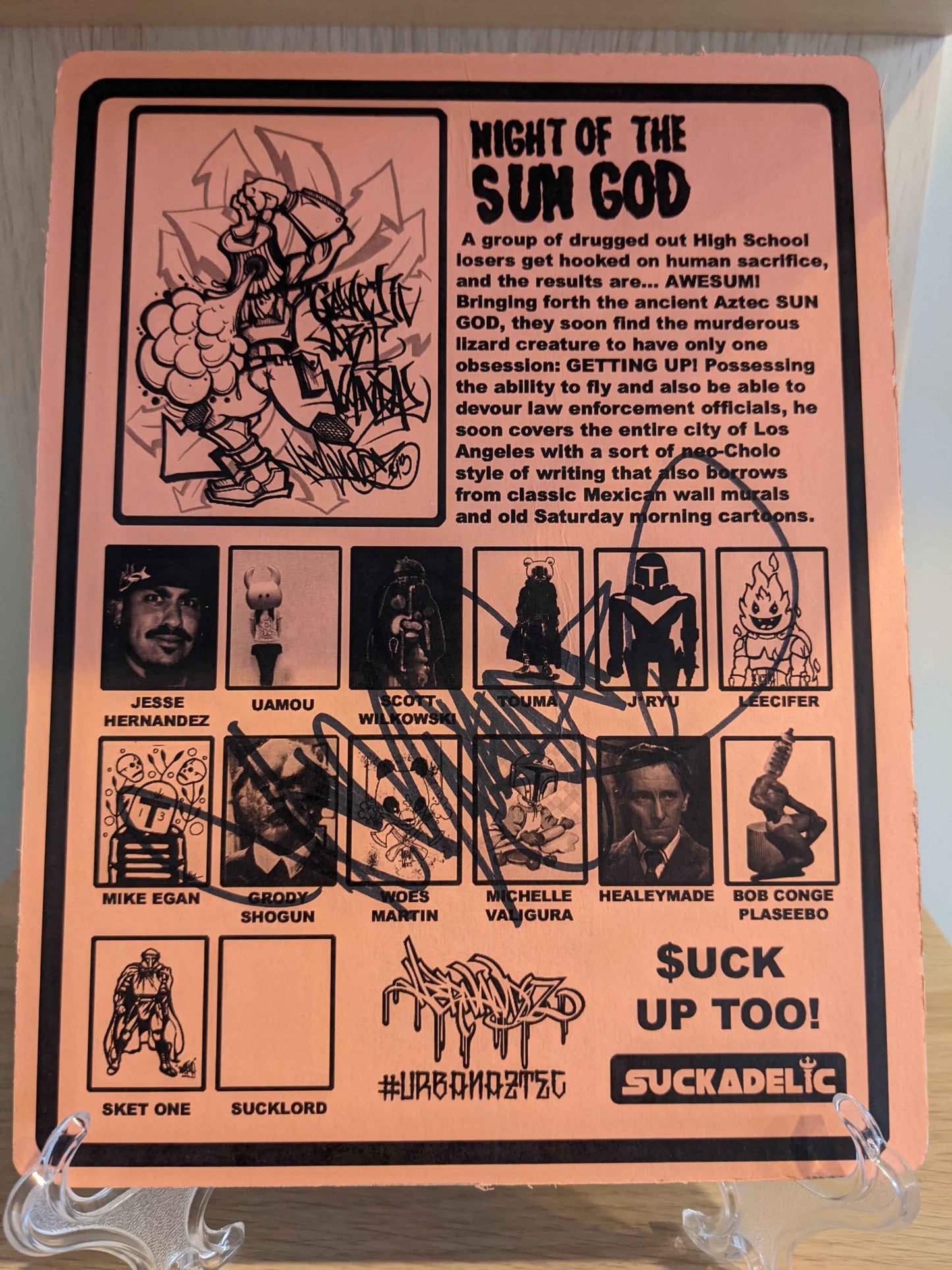 Suckadelic “Night of the Sun God” Designer Toy – Urban Aztec Carded Figure