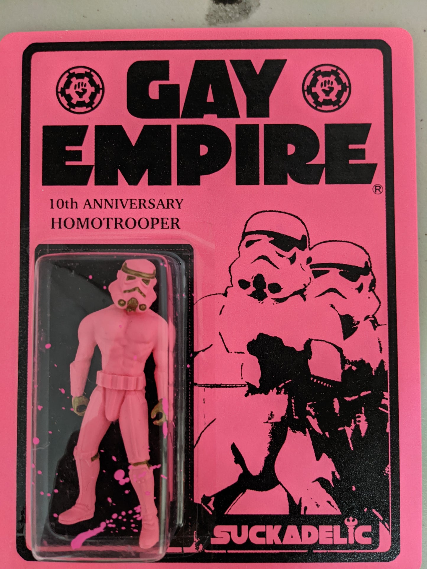 GAY EMPIRE 10TH ANNIVERSARY EDITION ACTION FIGURE SUCKADELIC SUCKLORD VINYL TOY