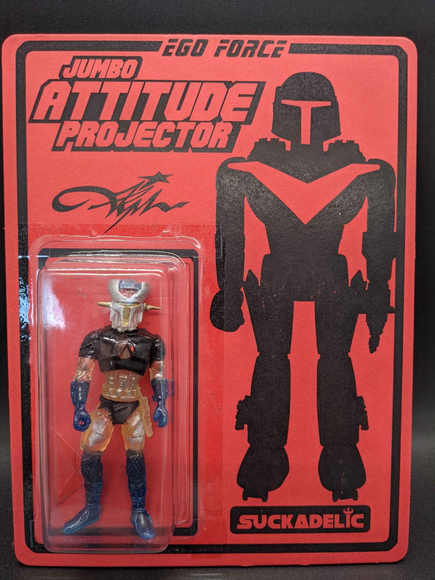 Suckadelic Jumbo Attitude Projector – Ego Force Designer Toy | Sucklord Art Toy | Carded Collectible